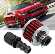 AUTOVIC Female Fitting Kit with Filter for Fuel Cell Breather/Vent (8 AN)