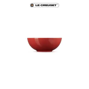 【Le Creuset】瓷器早餐穀片碗16cm(星火紅)