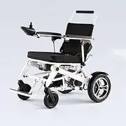 Electric Wheelchair, Lightweight Foldable Elderly/Disabled Wheelchair, High-power Motor High-end Lithium Battery Electric Wheelchair, Can Be On The Aircraft High-speed Rail 60km Battery Life