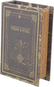 KOCKSHION Vintage Fake Book Storage Box Decorative Book Shaped Organizer for Home Office Antique Keepsake Box for Clutter Management Fine Craftsmanship Durable Design for Friends Family