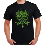 THE GREEN MAN T 恤異教徒自然和更新生日禮物