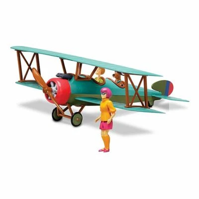 Scooby-Doo Kids Snap Together Model Kit Bi Plane w/ Scooby Shaggy Velma Figures