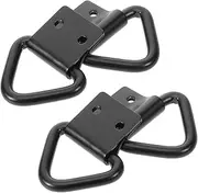 TIDTALEO Truck Bed Tie down Hooks Metal Anchor Rings Simple Design for Cargo Net