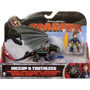 DREAMWORKS DRAGONS DRAGON RIDERS 2-PACK HICCUP & TOOTHLESS