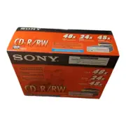 Sony CRX215A1 48x/24x/48x CD-R/RW Drive Windows XP 2000 98 New In Box!