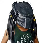 Halloween Warrior Man Predator Mask Creative Alien Vs Predator Mask For Woman Girls Party Gifts One size