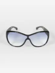 Black Shield Gradient Lenses Sunglasses