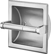 Top Taste Recessed Toilet Paper Holder Brushed Nickel,Toilet Paper Holder Wall Mount，Stainless Steel Recessed Tissue Paper Roll Holder, in Wall - Includes Rear Mounting Brack