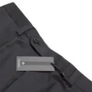 Zanella NWT Dress Pants Size 34 US Tucker In Gray Small Pattern 100% Wool