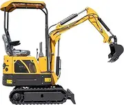 Mini Excavator 0.8 Ton with Canopy – Compact Trench Digger for Garden, Farms, Parks & Roads – Ideal for Digging, Drilling, and Bull-Dozing Tasks