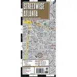 STREETWISE ATLANTA MAP: LAMINATED CITY CENTER MAP OF ATLANTA, GEORGIA