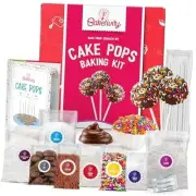DIY Cake Pop Baking Kit for Kids - Premeasured Ingredients, Decorating