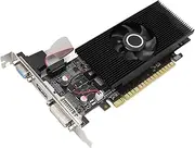 2GB 128 Bit GDDR5 Video Card, GT740 Graphics Card DVI VGA HD Multimedia Interface 2 Displays PCI Express Low Profile Adjustment Metal+PCB Structure, Great for Desktop Setup