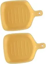HOLIDYOYO 2pcs Condiment Dish Elegant Sauce Storage Plates Versatile Vinegar Bowls for Dipping Sauces for Home Restaurants Catering Simple Design for Everyday Use
