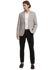 [Oxford] Blake Linen Blend Blazer in Nutshell