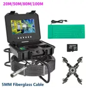 10 Inch IPS Pipe Sewer Drain Inspection Camera Endoscop Keyboard DVR AHD Video