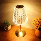 LED Crystal Table Lamp USB Bar Bedside Atmosphere Night Light Touch Dimmable AU