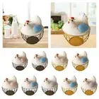 Chicken Egg Basket Metal Mesh Wire Egg Storage Basket for Fruit Vegetable