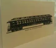 1890s PRR Pennsylvania Railroad Pullman Drawing Room Sleeping Car Postcard Repo