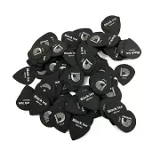 D'Addario Planet Waves Guitar Picks Black Ice 100 Picks Jazz Shape (.80mm)