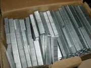 B06BAAP 1/2 x 3/8 22 Ga. Galvanized Chisel Point Crown Fine Wire Staples