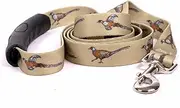 Yellow Dog Design Pheasants EZ-Grip Dog Leash with Comfort Handle, Large-1" Wide and 5' (60") Long