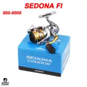 Shimano SEDONA FI Spinning Fishing Reel 3/1BB Fishing Reel 500-8000 Series Reel