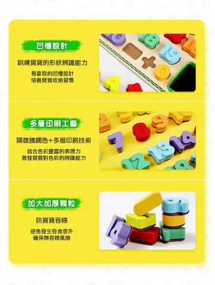 Crayola早教創意啟蒙趣味蓋印塗鴉數字木拼圖