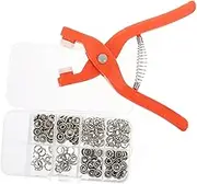GAXIRE 1 Set Snap Buttons Tool Kit with Fastener Pliers Prong Snap Buttons for DIY Crafts for Clothing and Accessories