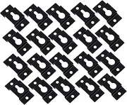 TEHAUX 20pcs Heavy Duty Iron Keyhole Speaker Hangers Durable Wall Holder Hooks for Picture Frames Audio Devices Corrosion Resistant Sturdy Design Easy to Use