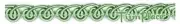 TRIMPLACE Celedon 3/8 Inch Baby Swirl Gimp Trim - 15 Yards