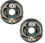 HICKS 2PK 10" x 2.25 Electric Trailer Brake Assembly Left Right 3500lb Axle 10 x 2-1/4