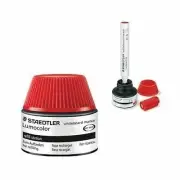 Stadtler 48851-2 STAEDTLER LUMOCOLOR WHITEBOARD MARKER INK REFILL STATION RED