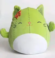 Squishmallow Ms. Miss Cactus Kitty 16" NEW with Tags Green BIG Plush Cat