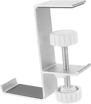 BESTYASH Headphone Stand Hanger Holder: Under Desk Metal Headset Clamp Hook Mount for Soundbar Gaming PC Accessories Office Computer Table Home
