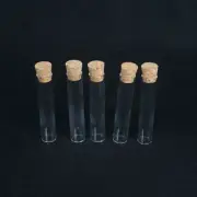 Various sizes Flat Bottom Clear Glass vial tube bottle X5 specimen test