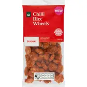 Woolworths Chilli Rice Wheels 140g