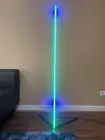 ✅LED RGB Corner Floor Lamp Lights Dimmable Remote Control 140cm