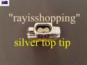 VI SILVER TOP TIP Dual Jet Lighter Insert, Double Torch Butane Gas Similar Zippo