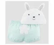 6-9 M Just One You Carter's Easter bloomer and bunny cap hat diaper cover shorts