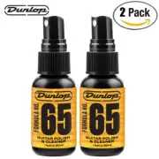2-PACK Dunlop Formula No. 65 Guitar Polish & Cleaner 1-oz. Bottle 651J