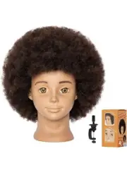 Mannequin Head Human Hair Doll Head with Hair Manikin Head 10 Inch doll head