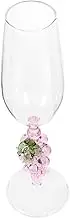 HOOTNEE Elegant Footed Wine Glass Glass Goblet for Cocktails Wine Beverages Stylish High Foot Design for Parties Glassware