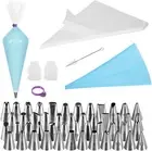 Piping Bags and Tips Set-Cookie, Cupcake Tips Decorating Kit Baking Supplies