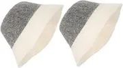 PENIKOKO 2pcs Felt Hat Shower Cap Sauna Accessories for Women Bathroom Cap Sauna Hair Drying Cap Traditional Sauna Hat Cap for Women Sauna Headwear Hats Bath Hat for Sauna Polyester