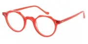 Lesca HERI RED Men's Glasses Red Size 43 - Private Health Rebate - Blue Light Block Available