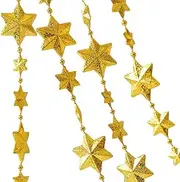 [Galsawi] 106 Inch Stars Pearls Beads String Christmas Decoration for Valentine, Wedding, Party, DIY Craft, Home
