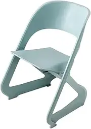 ArtissIn Set of 4 Dining Chairs Office Cafe Lounge Seat Stackable Plastic Leisure Chairs Blue