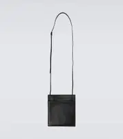 [The Row] The Row Pocket leather crossbody bag One Size black