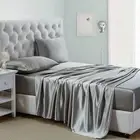Silk Satin Sheets, Queen Size Satin Bed Sheet Set with Deep Pockets, Cooling ...